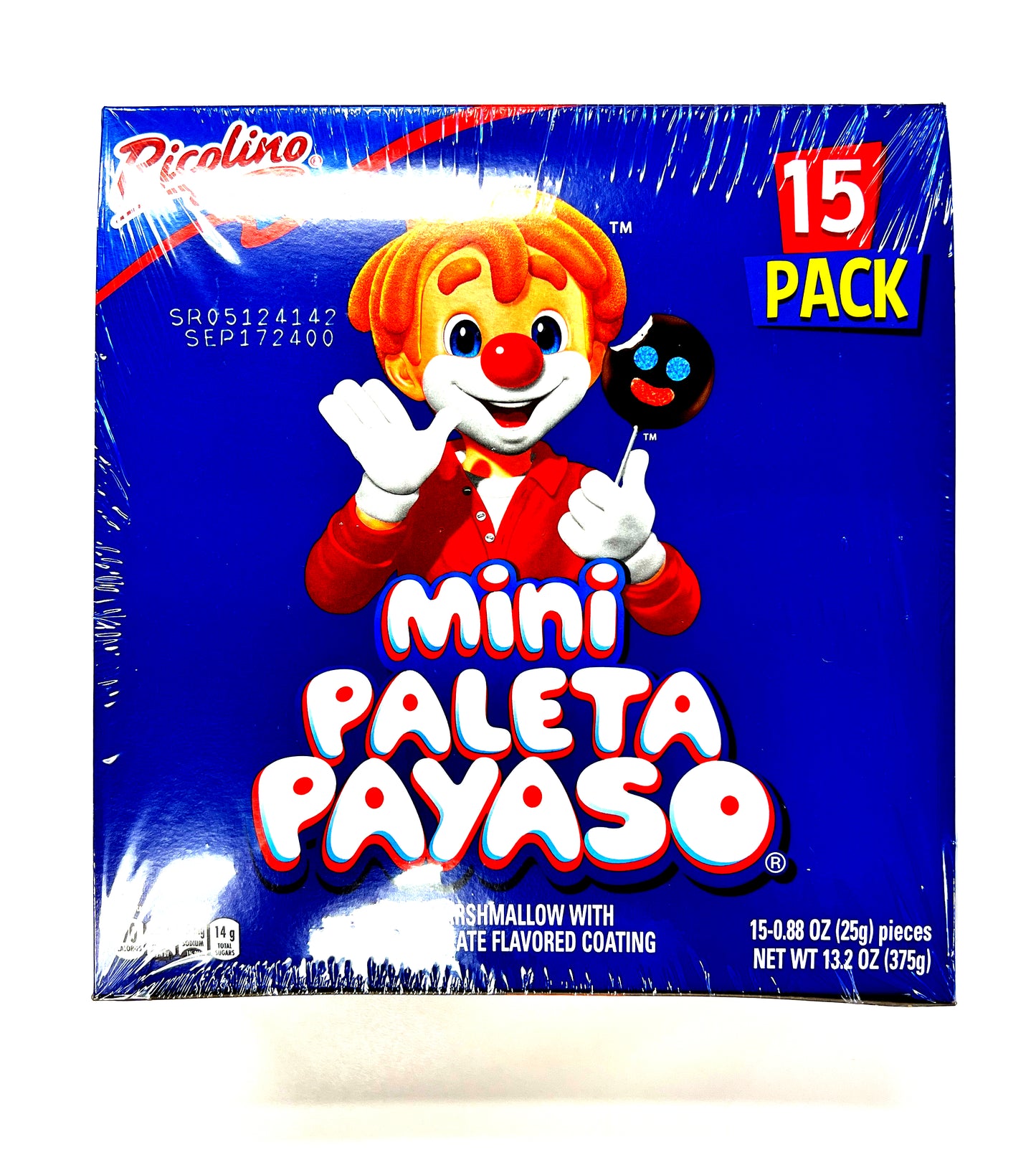 Mini Paleta Payaso - 15 Pcs