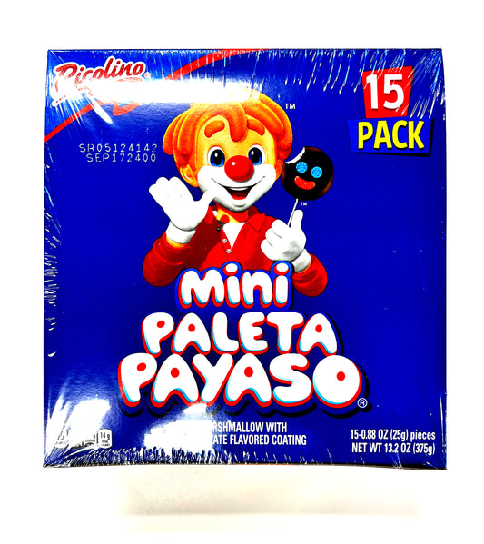 Mini Paleta Payaso - 15 Pcs