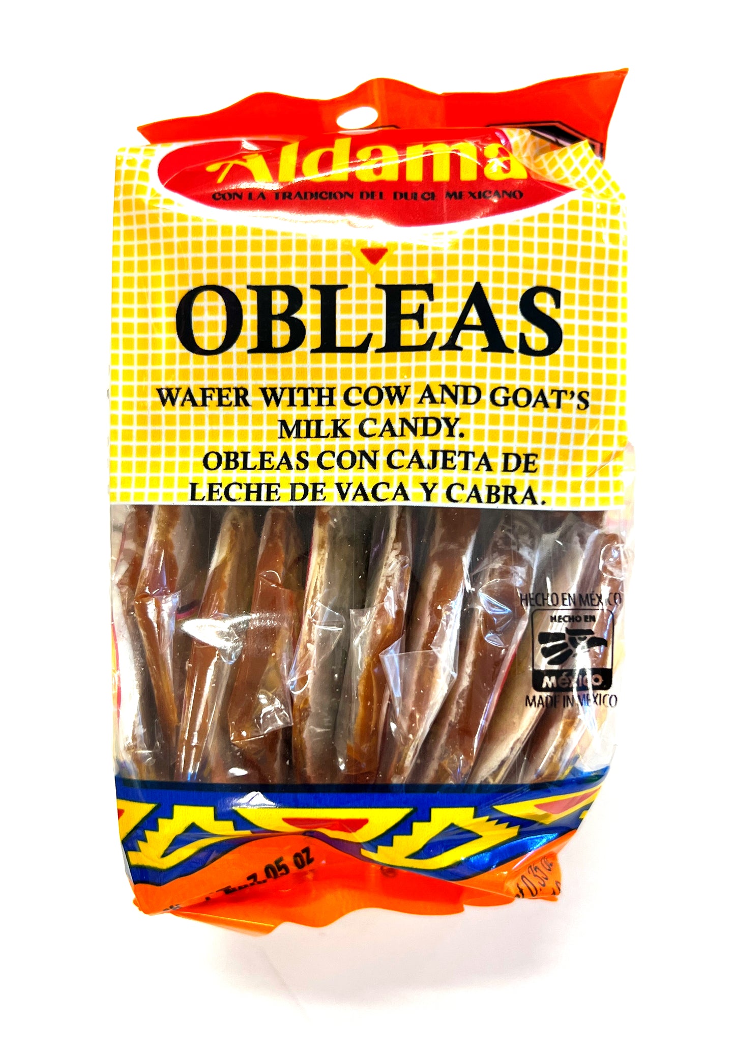 Obleas Water with Cow and Goats Milk